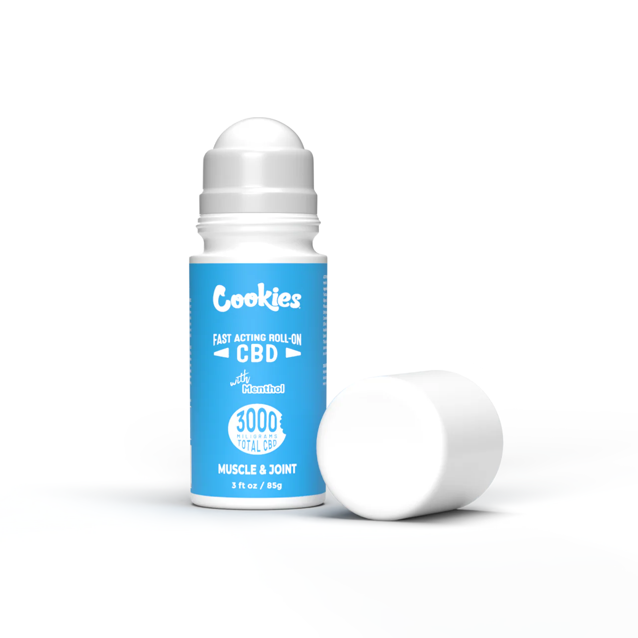 CBD 2oz Cream with Menthol 3000mg 6ct Roll-On