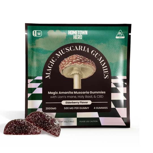 Elderberry - Magic Amanita Muscaria Gummies