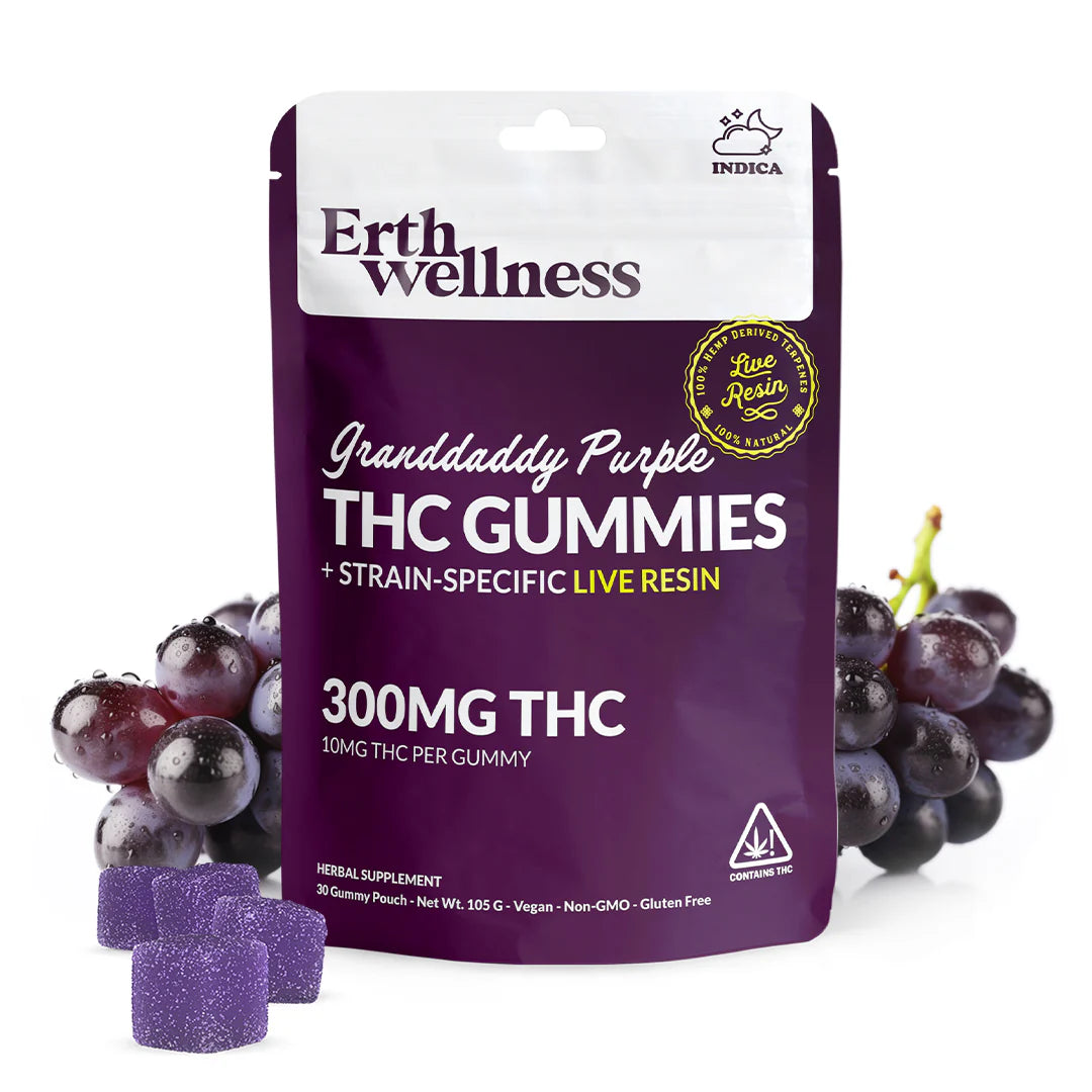 ERTH WELLNESS Granddaddy Purple 300MG