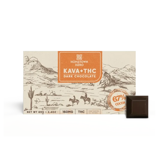 Kava + THC - Dark Chocolate Bar