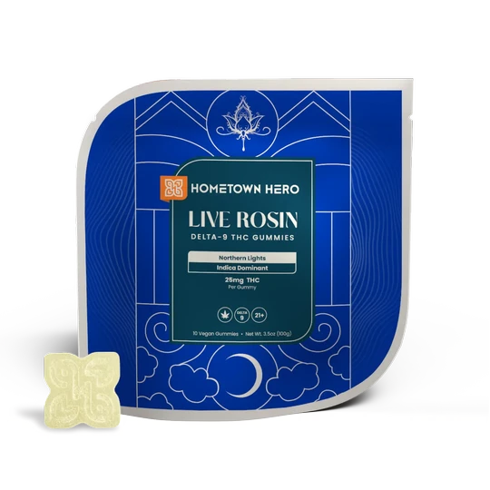 Northern Lights - Delta 9 Live Rosin Gummies