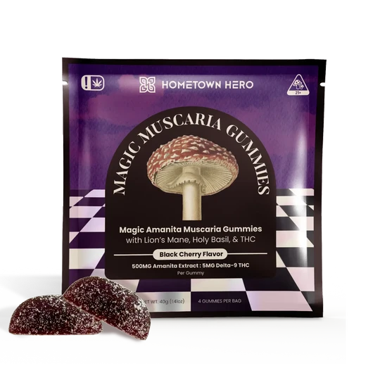 Black Cherry - Magic Amanita Muscaria Gummies