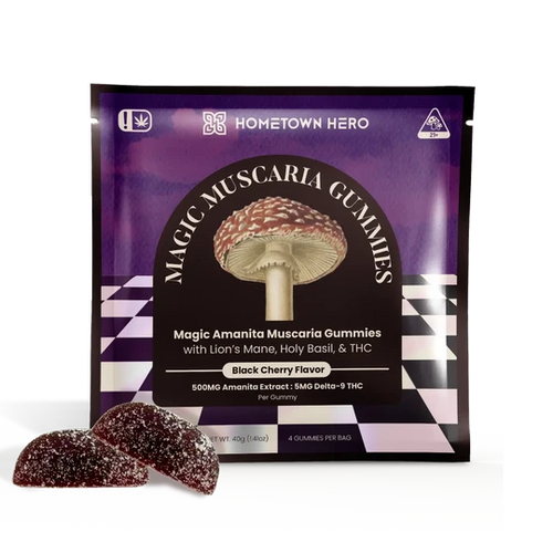 Black Cherry - Magic Amanita Muscaria Gummies